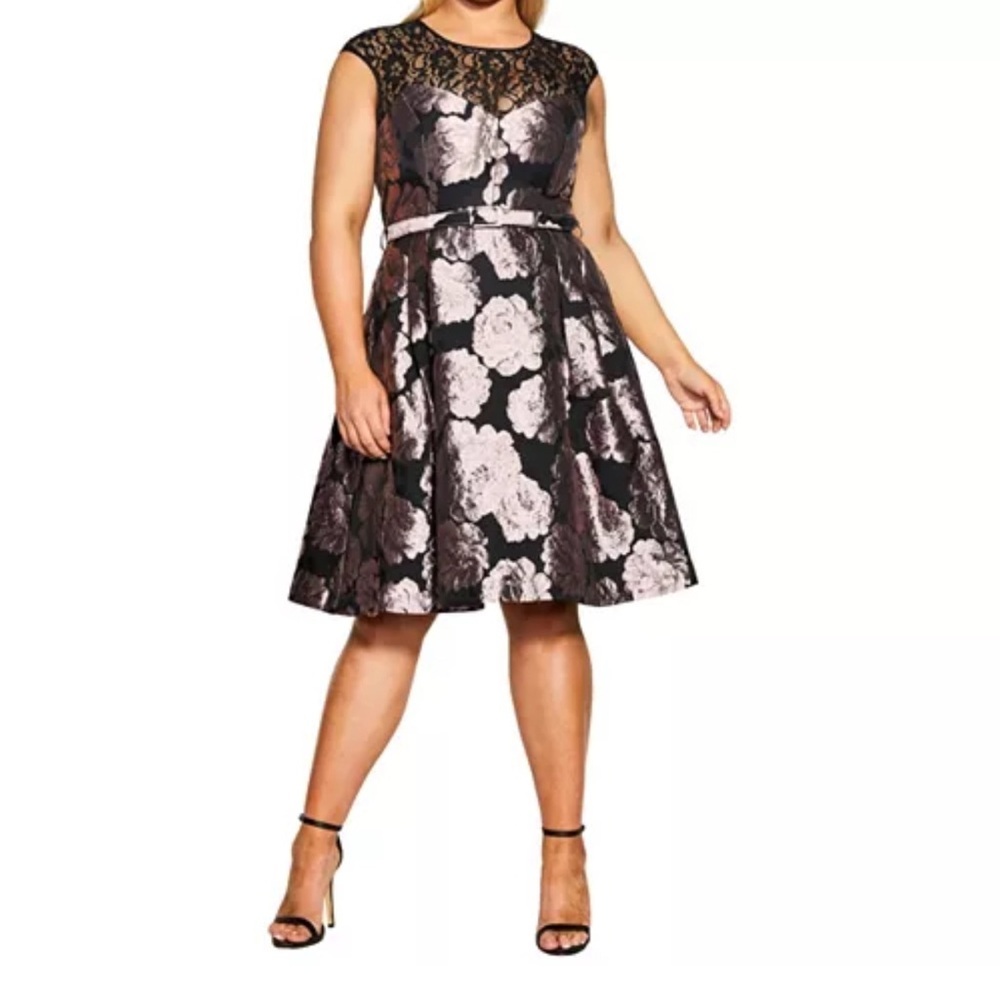 City Chic Arlette Dress Size XXL/24 NWT